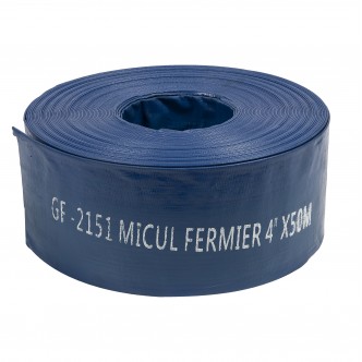 Furtun apa refulare Flat PVC 4" 50M 2 bar